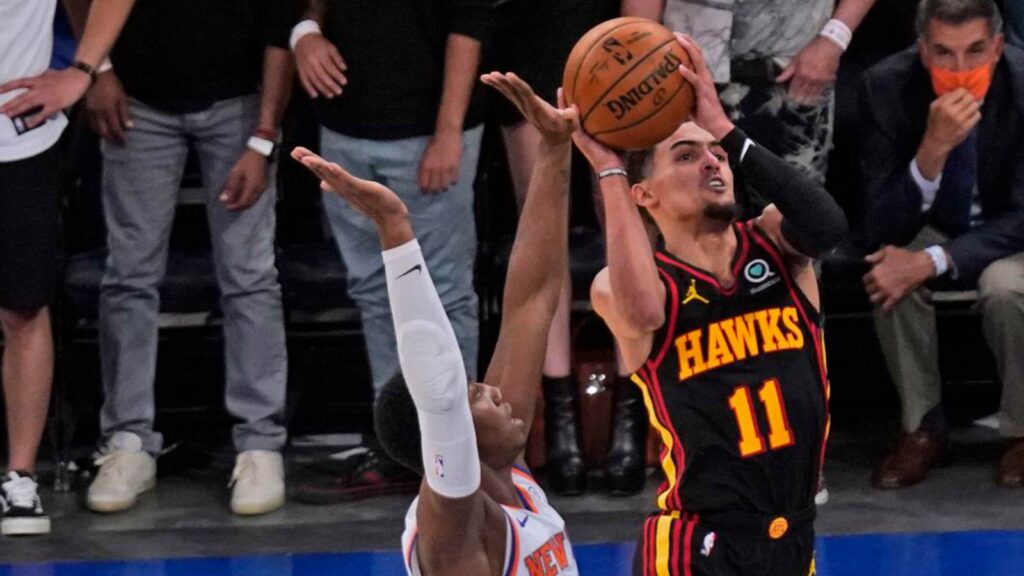 Trae Young Hawks Knicks