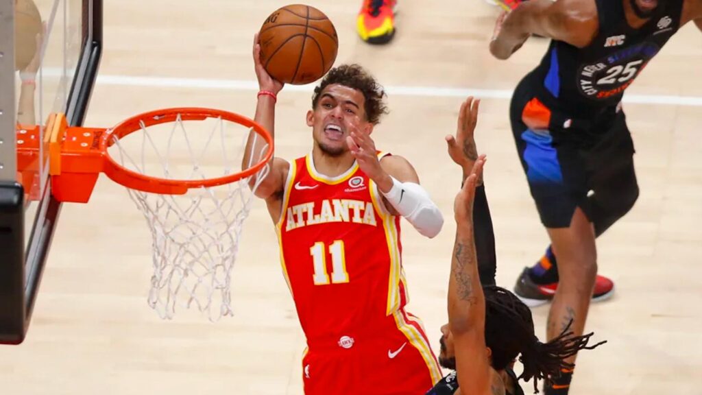 Trae Young Hawks Knicks