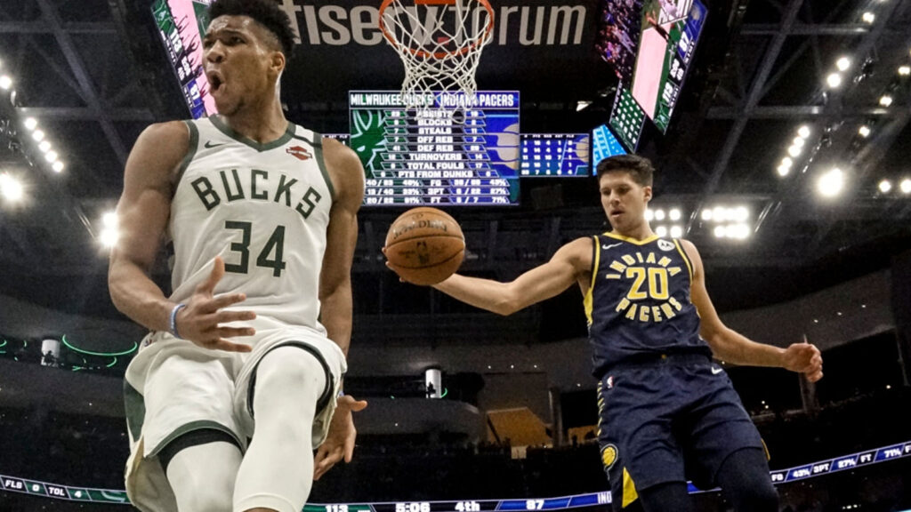 Antetokounmpo 40 Bucks Pacers