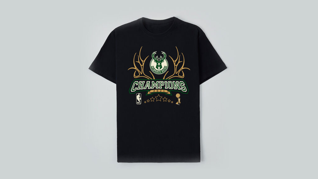 camisa campeão Bucks