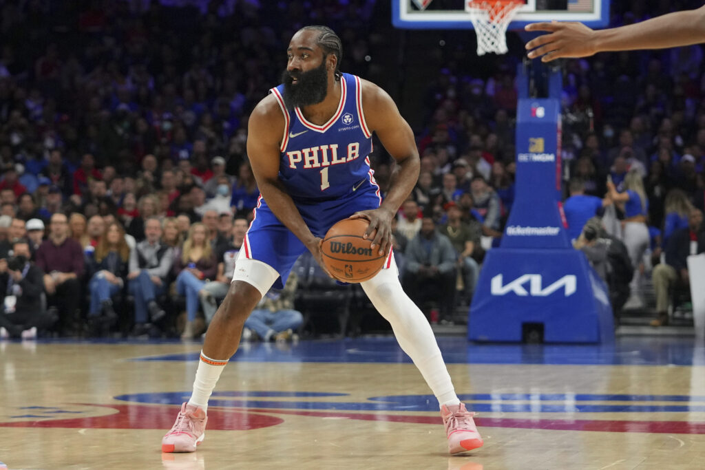 James Harden option player Philadelphia 76ers