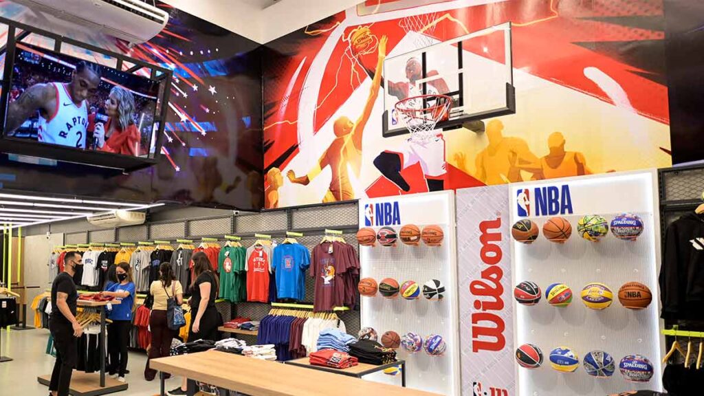 NBA Store 21 lojas Brasil