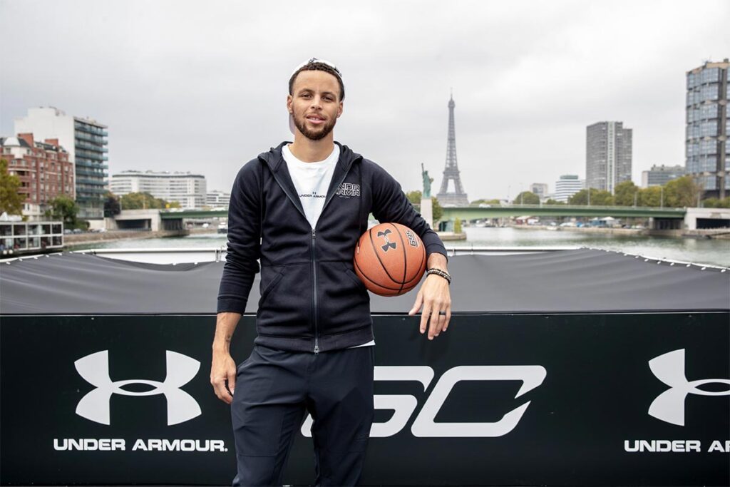 contrato vitalício de bilhão dólares Under Armour Curry