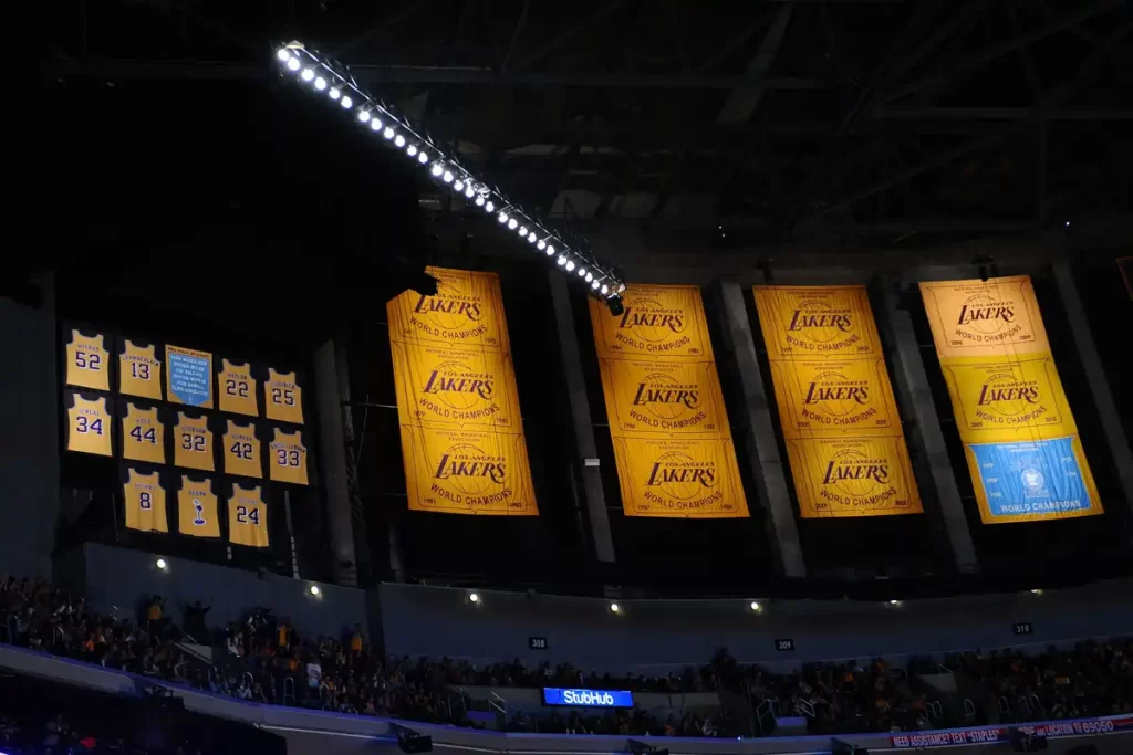 Lakers banner NBA Cup