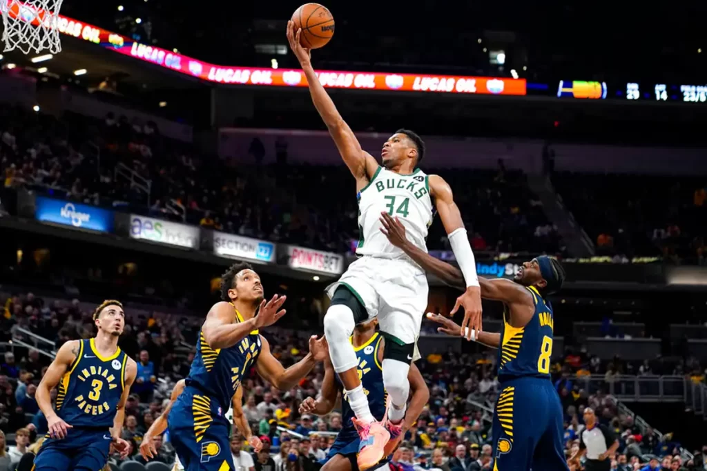 Giannis 64 pontos Bucks