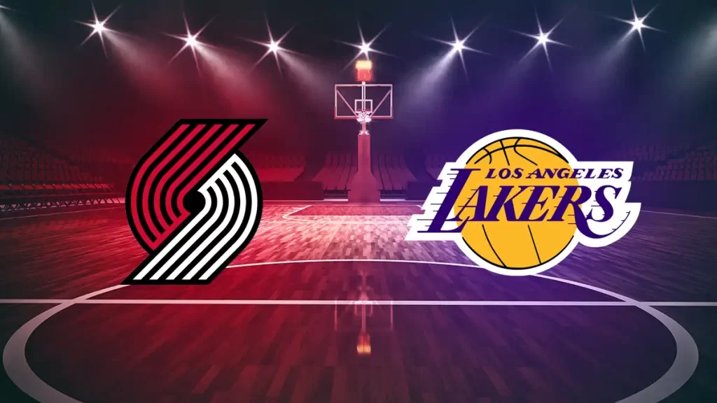 Onde assistir Blazers Lakers