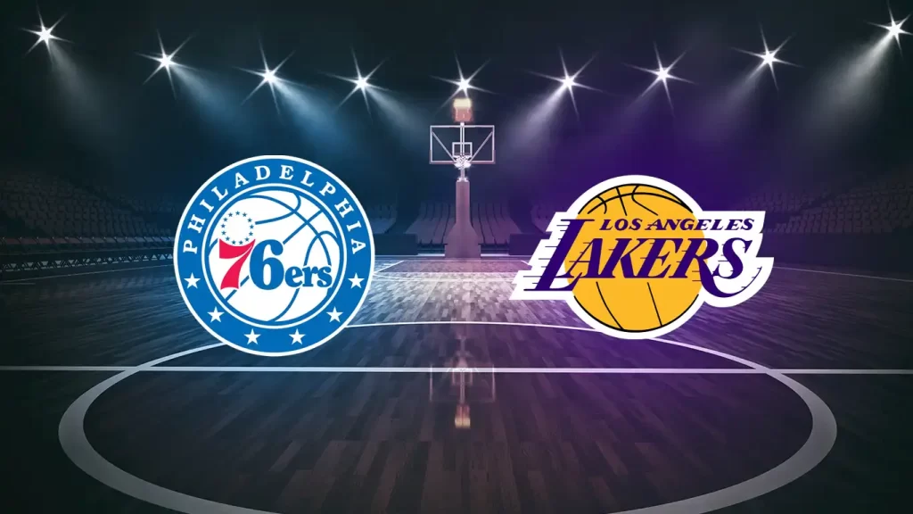 Onde assistir 76ers Lakers