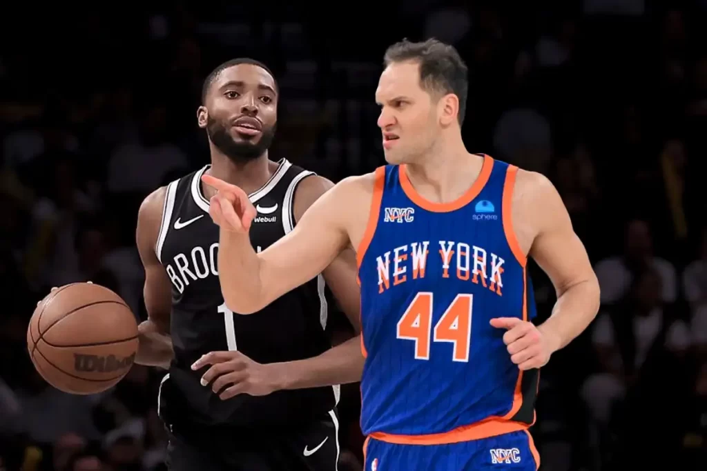 Knicks Bridges Nets Bogdanovic