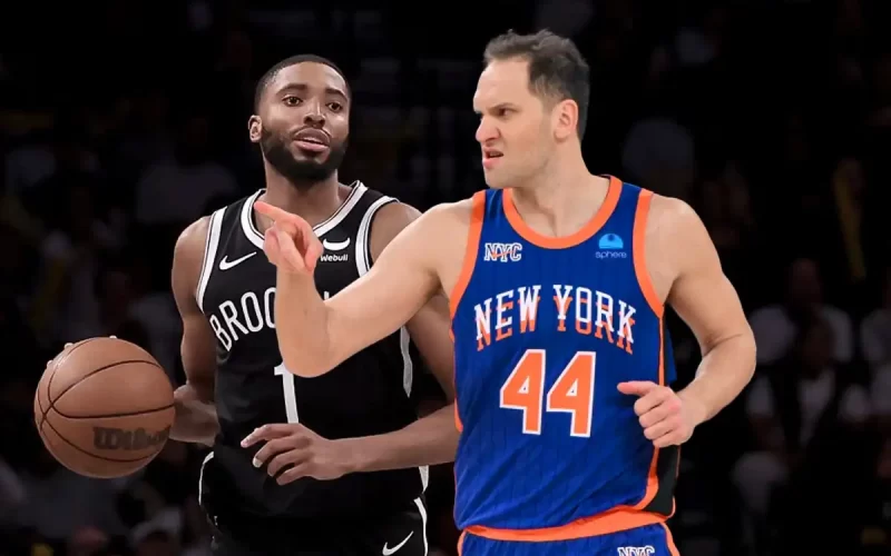 Knicks Bridges Nets Bogdanovic