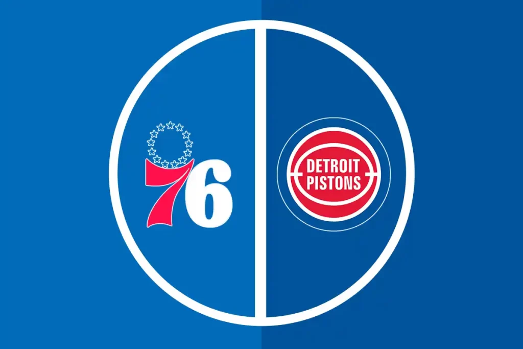 Onde assistir 76ers Pistons