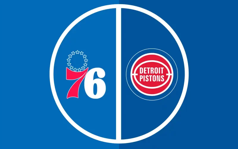 Onde assistir 76ers Pistons