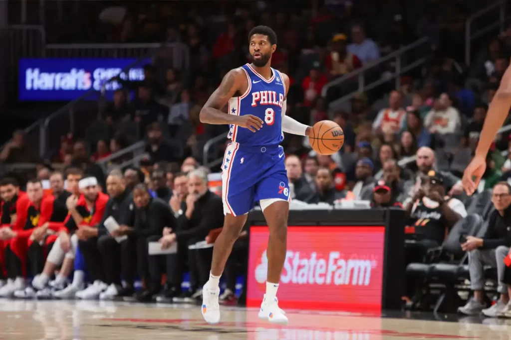 Paul George 76ers lesionado