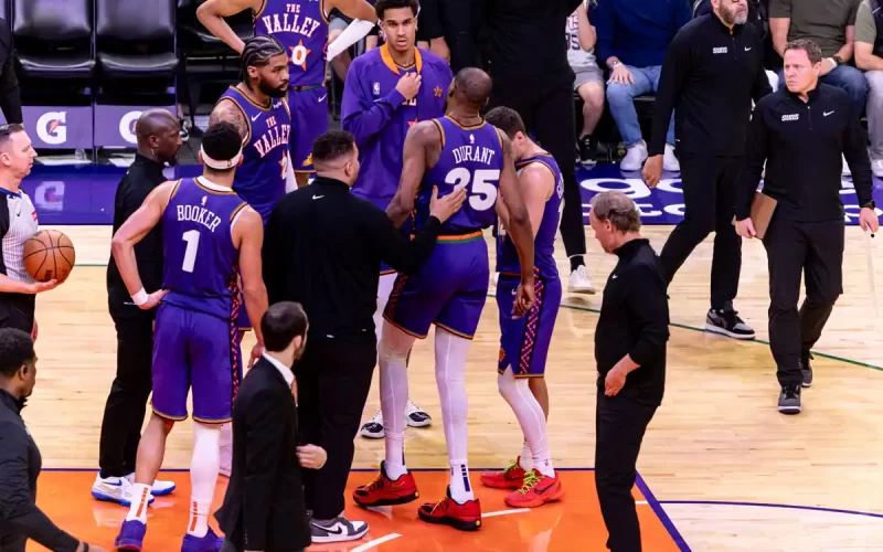 Kevin Durant lesão Suns