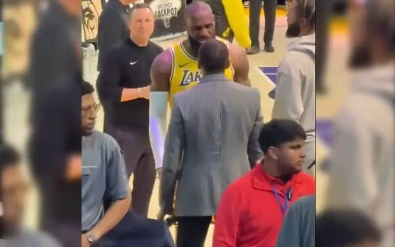 LeBron James briga comentarista