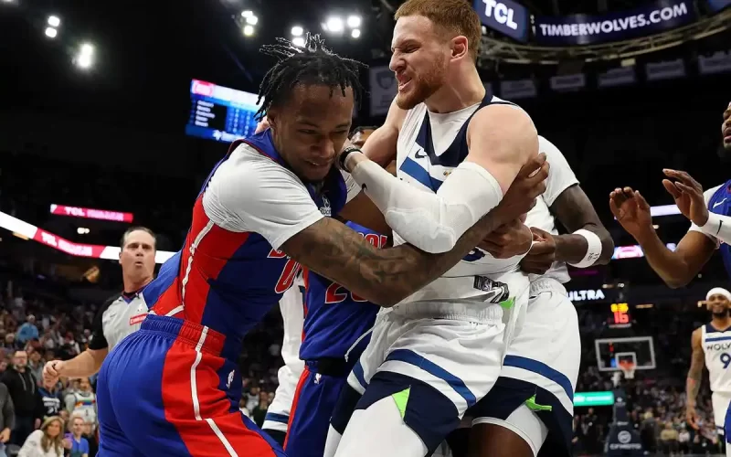 Suspensões NBA Pistons Timberwolves