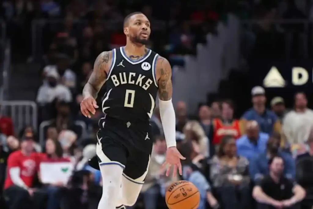 Lillard Bucks lesão Aquiles