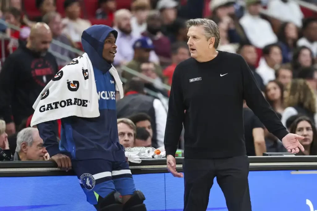 Treinador Timberwolves Anthony Edwards