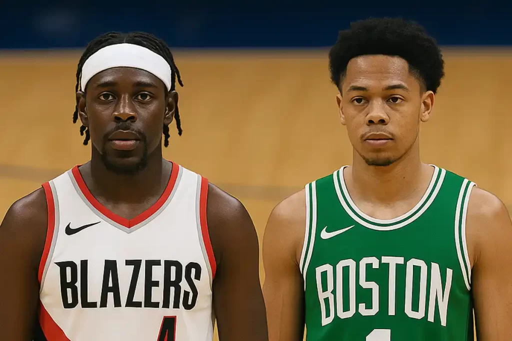 Celtics Holiday Simons Blazers