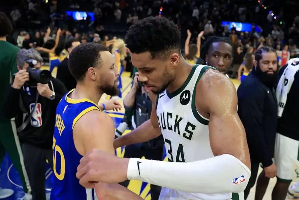 Giannis Antetokounmpo Warriors Curry