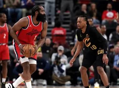 Harden Cavs Garland Clippers